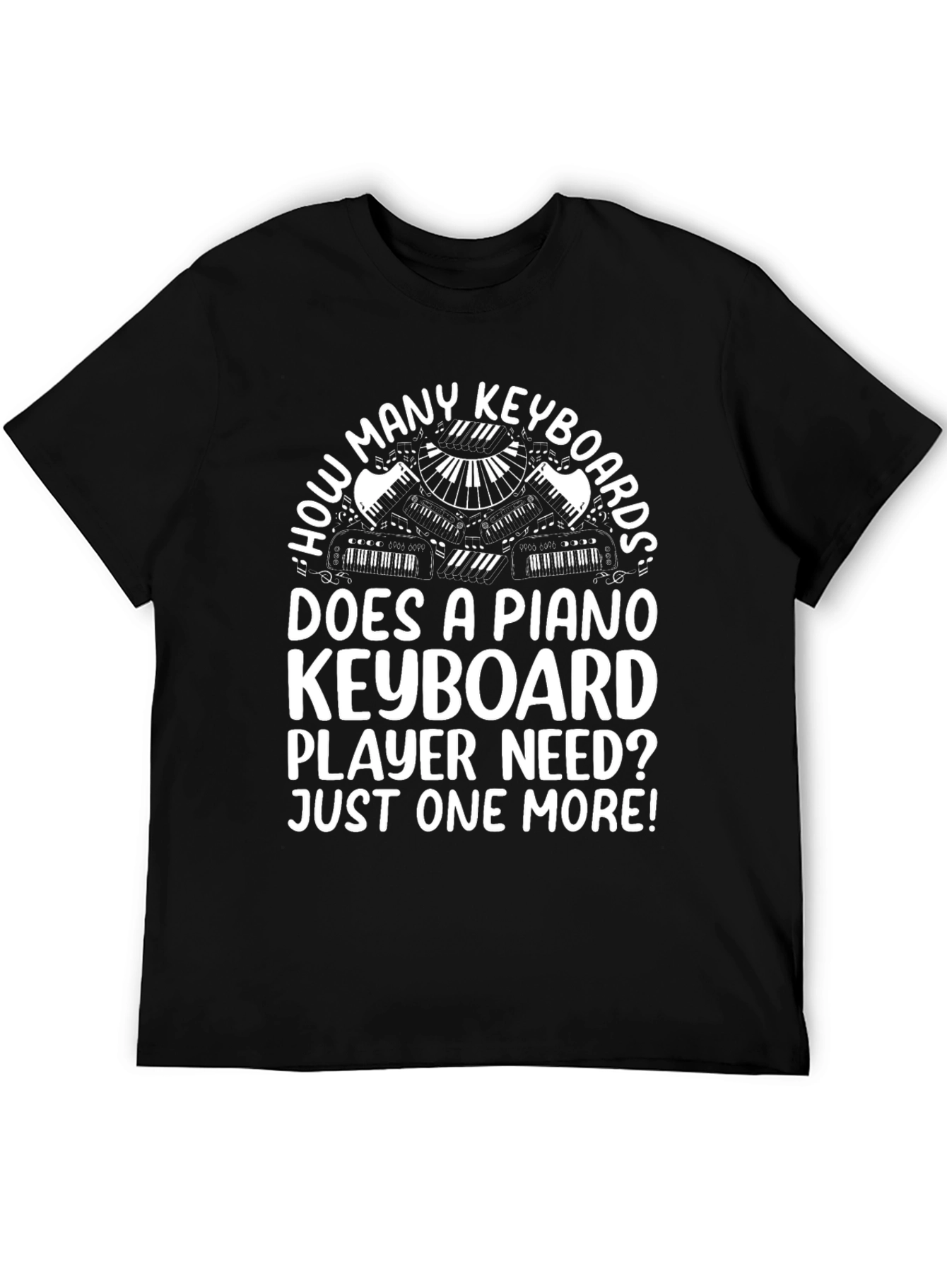 Piano Keyboard Player T-Shirt - Funny Music Lover Tee