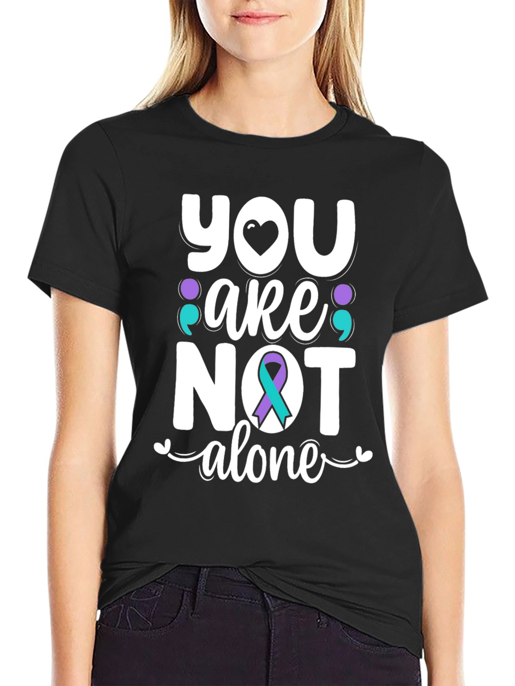 You Are Not Alone T-Shirt Suicide Awareness