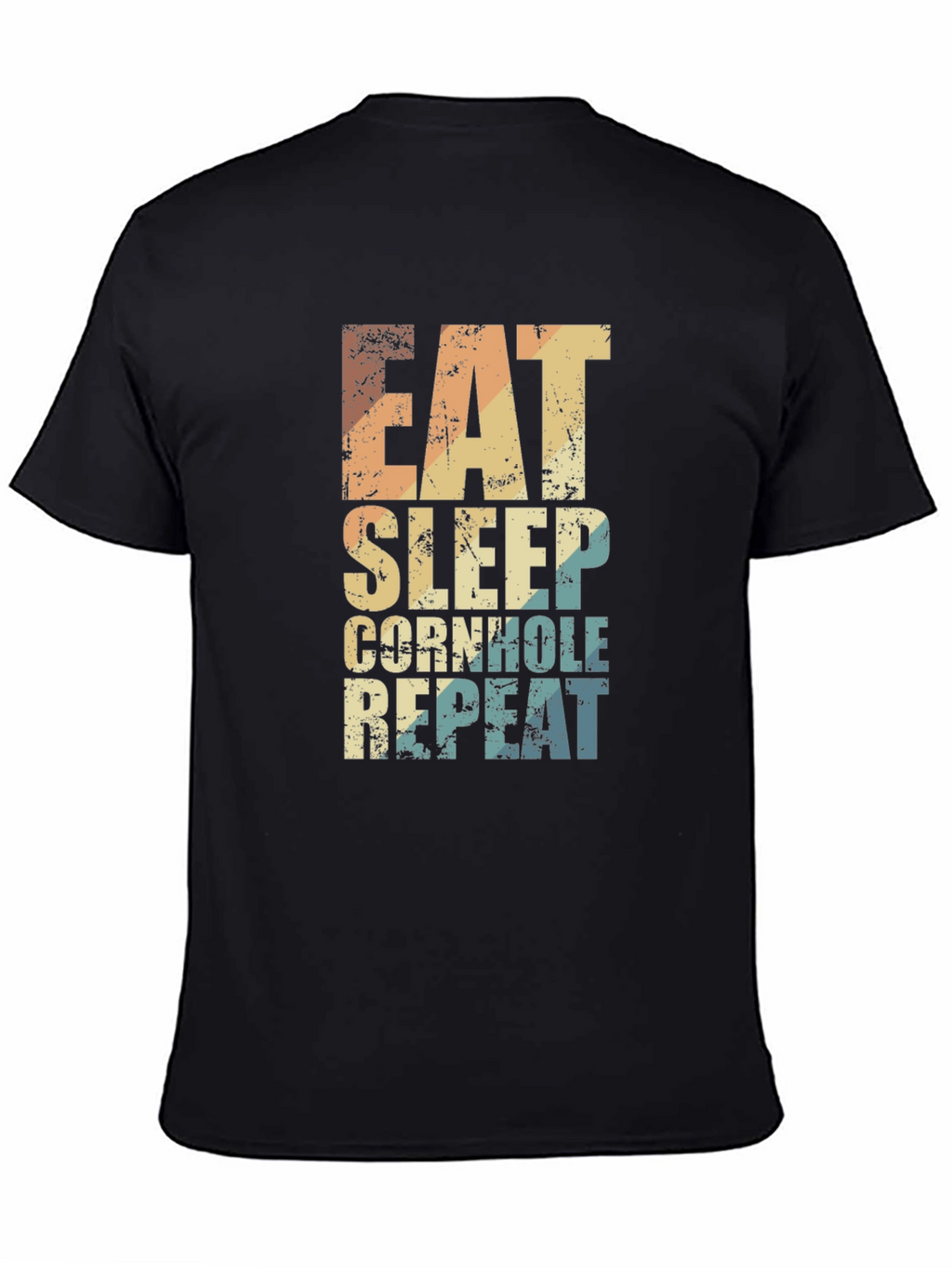 Eat Sleep Cornhole Repeat Graphic Tee