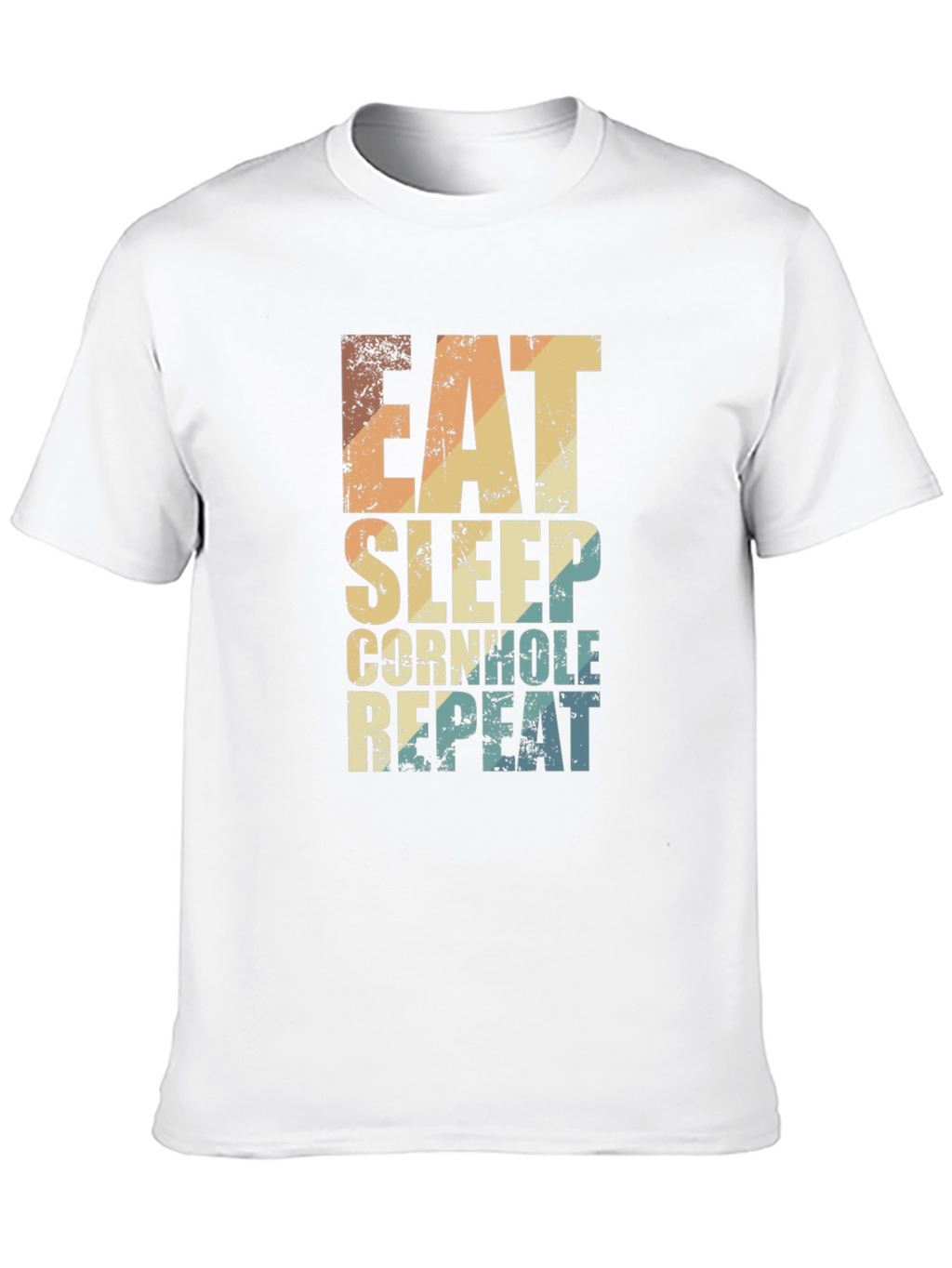 Eat Sleep Cornhole Repeat Graphic Tee