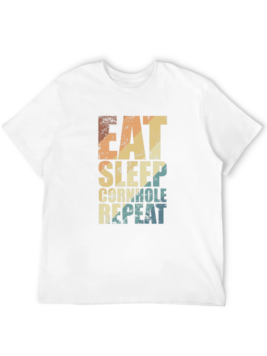 Eat Sleep Cornhole Repeat Graphic Tee