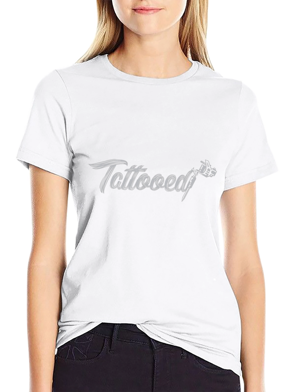 Tattooed Black Graphic Tee - Ink Lovers Style