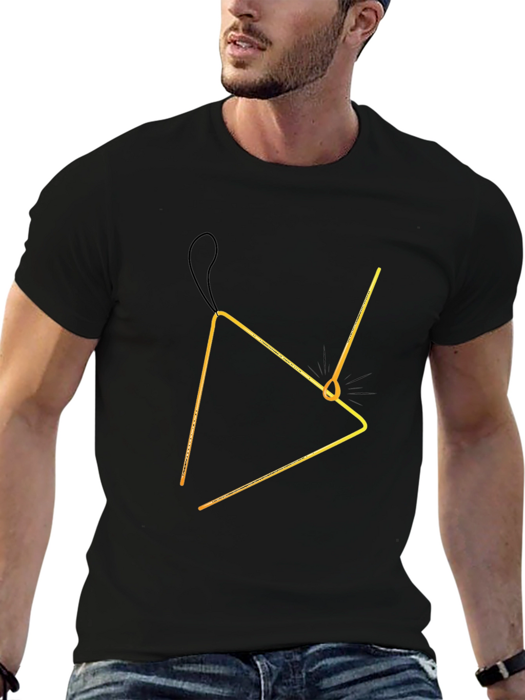 Triangle Music T-Shirt - Percussion Instrument Tee