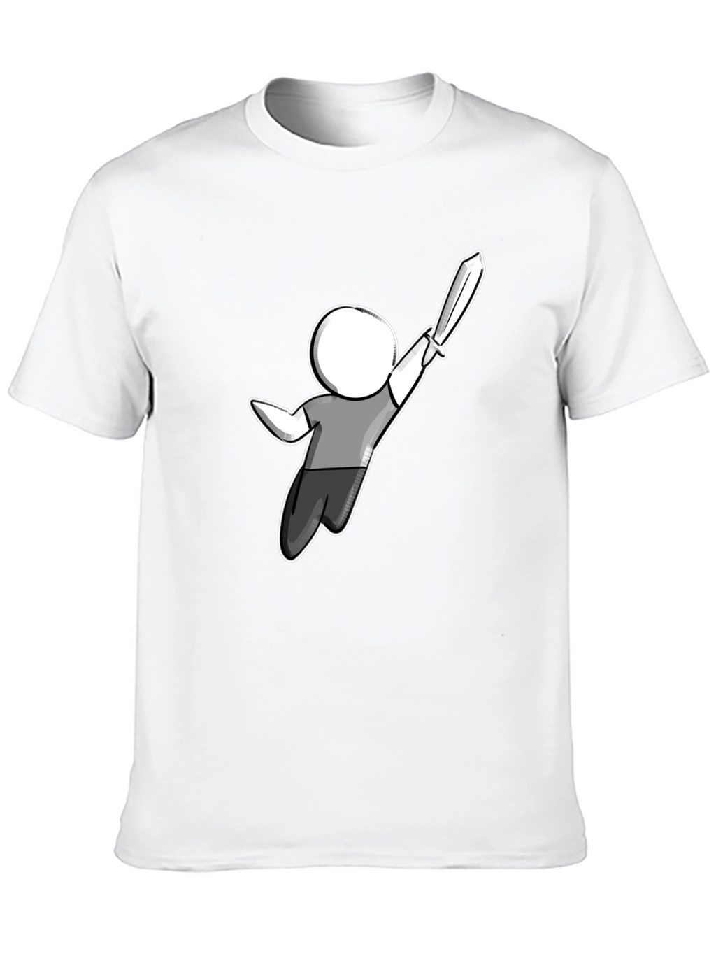 Graphic Tee - Stick Figure Sword