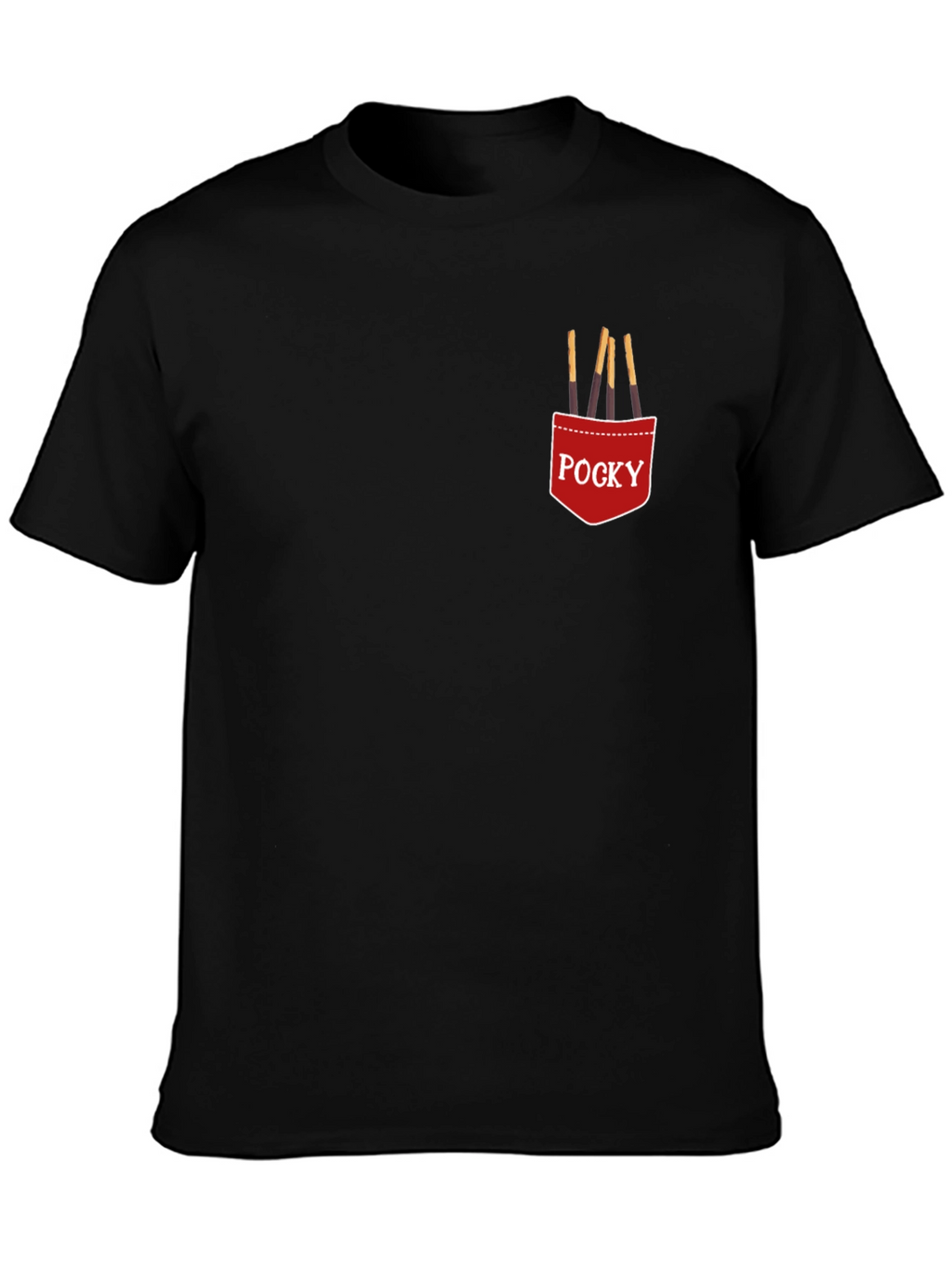 Pocky Pocket T-Shirt - Casual Graphic Tee