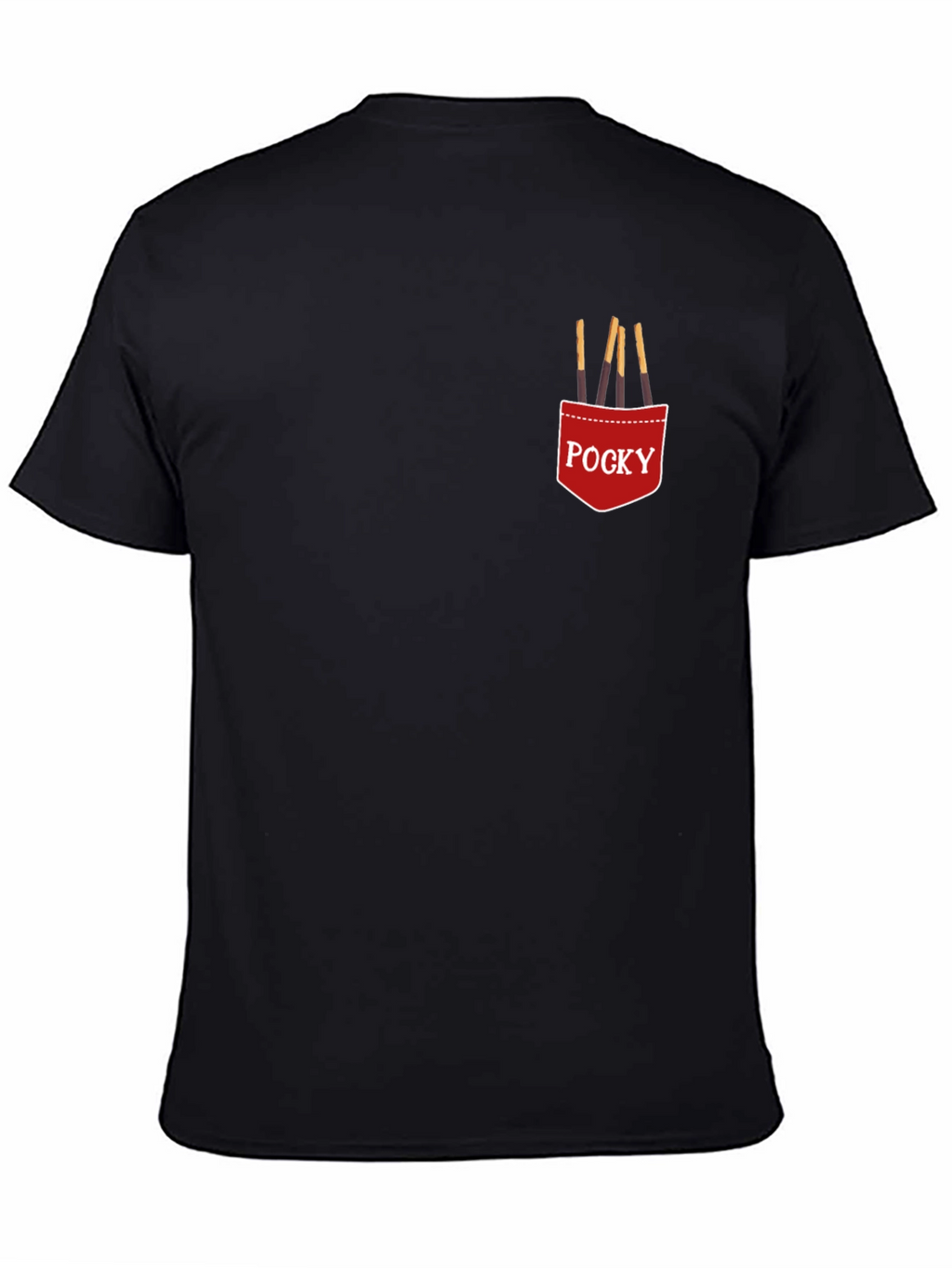 Pocky Pocket T-Shirt - Casual Graphic Tee