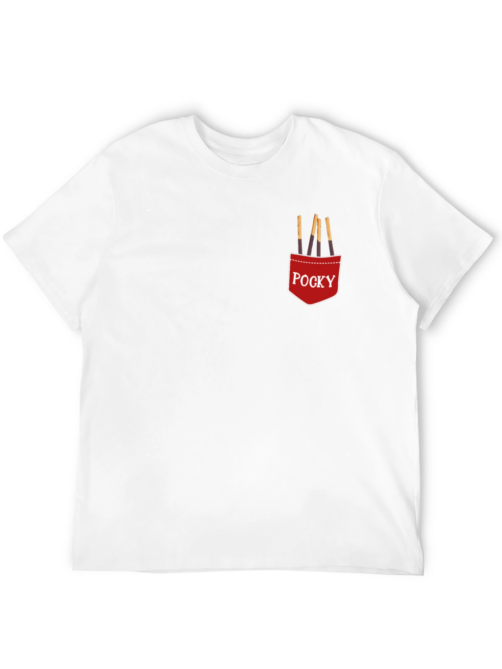 Pocky Pocket T-Shirt - Casual Graphic Tee