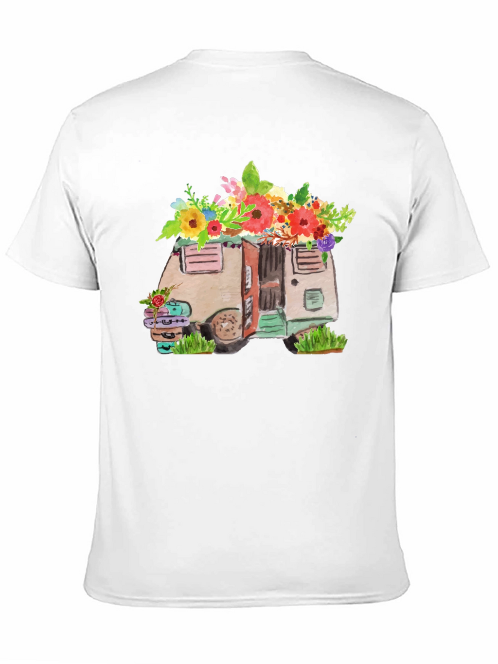 Floral Camper Graphic Tee
