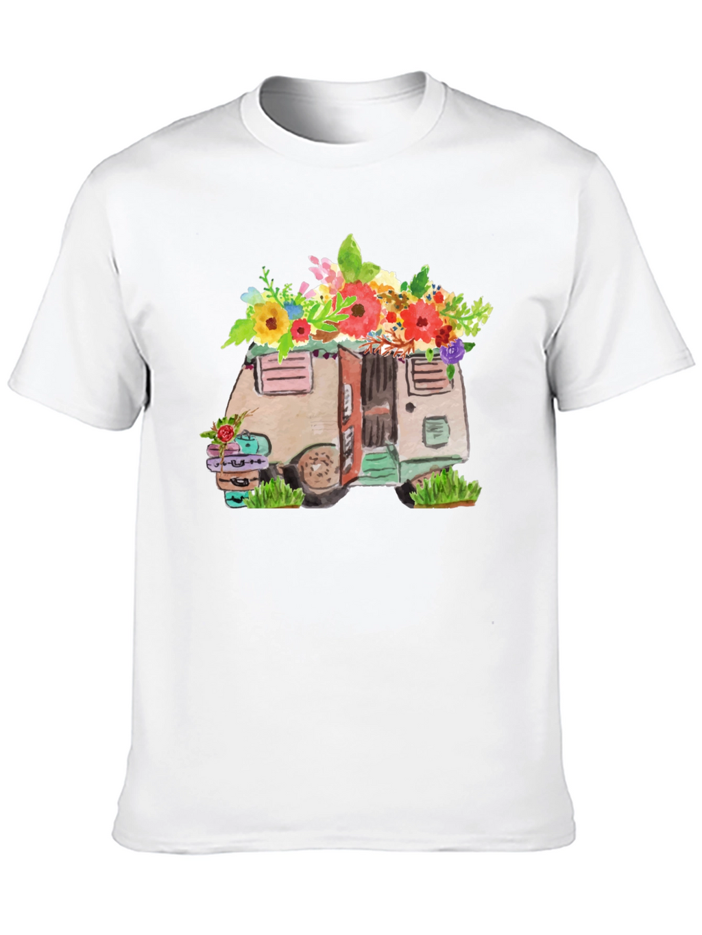 Floral Camper Graphic Tee