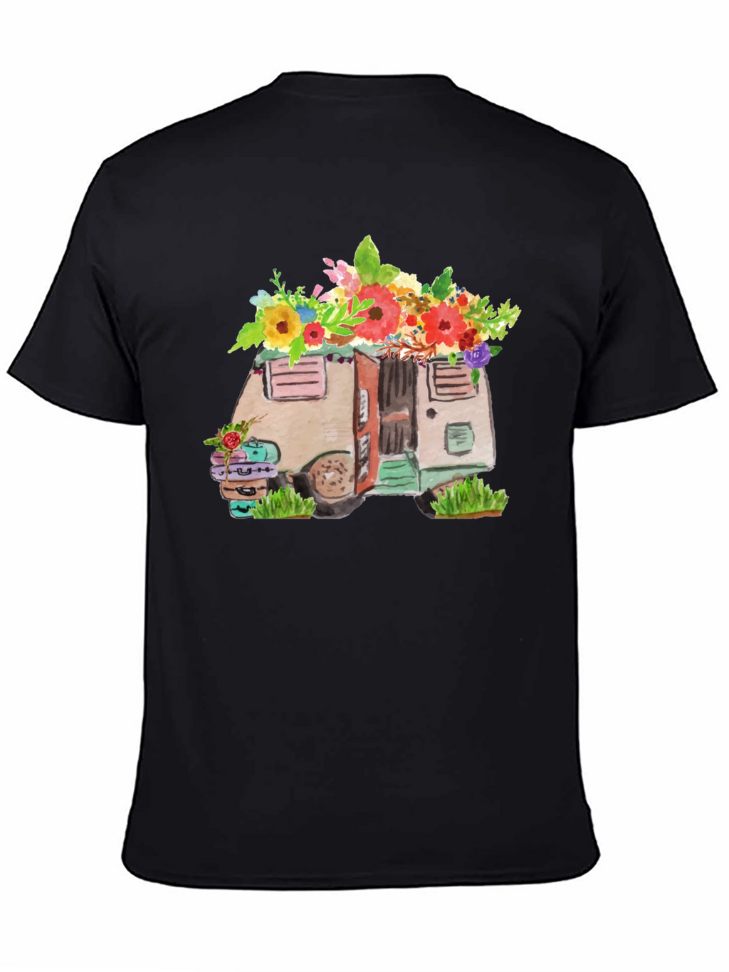 Floral Camper Graphic Tee