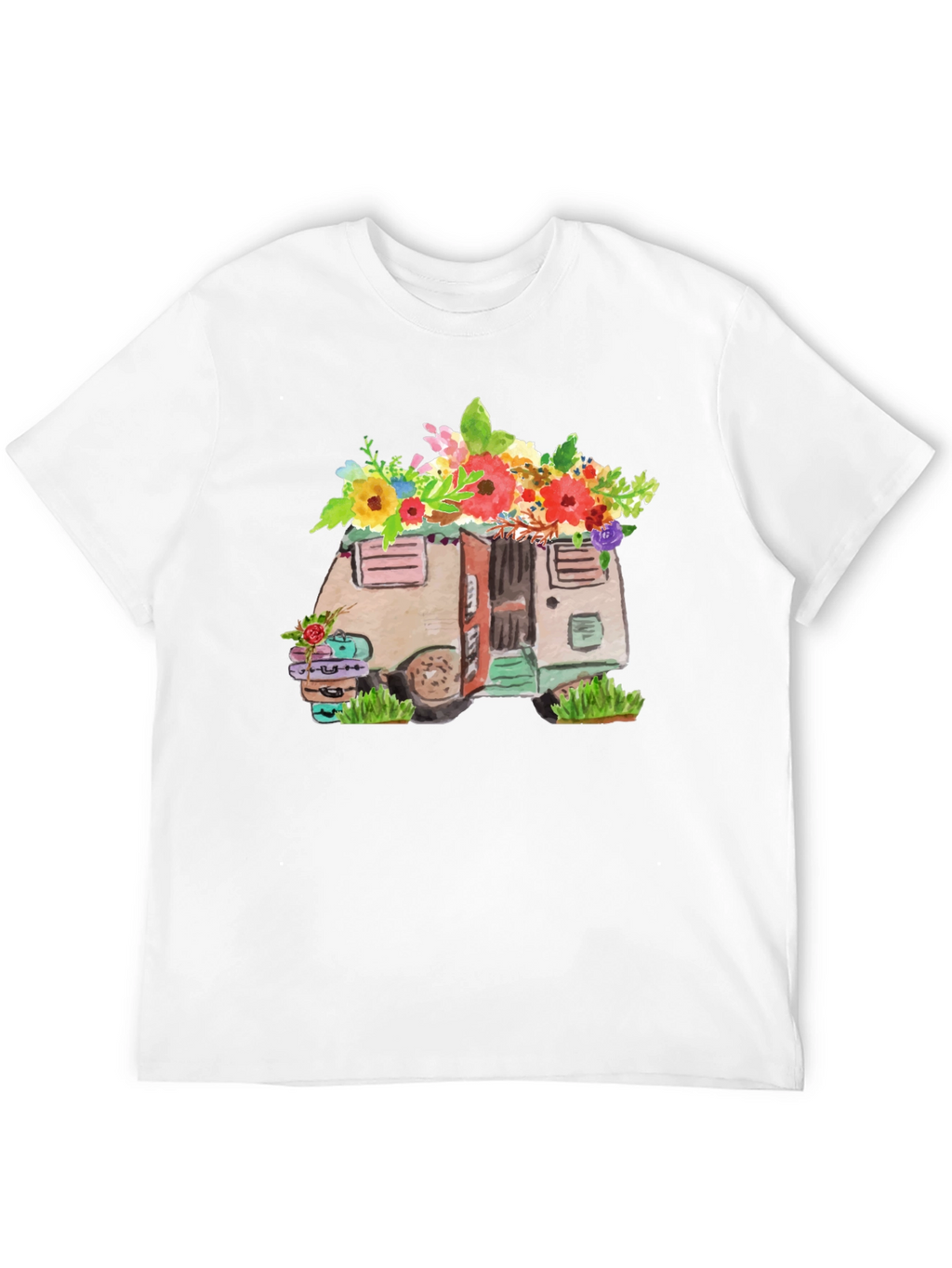 Floral Camper Graphic Tee