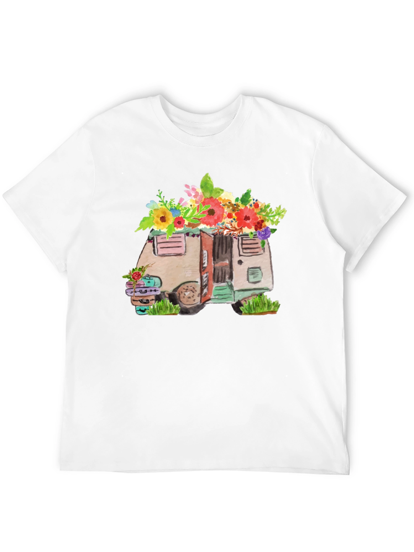 Floral Camper Graphic Tee