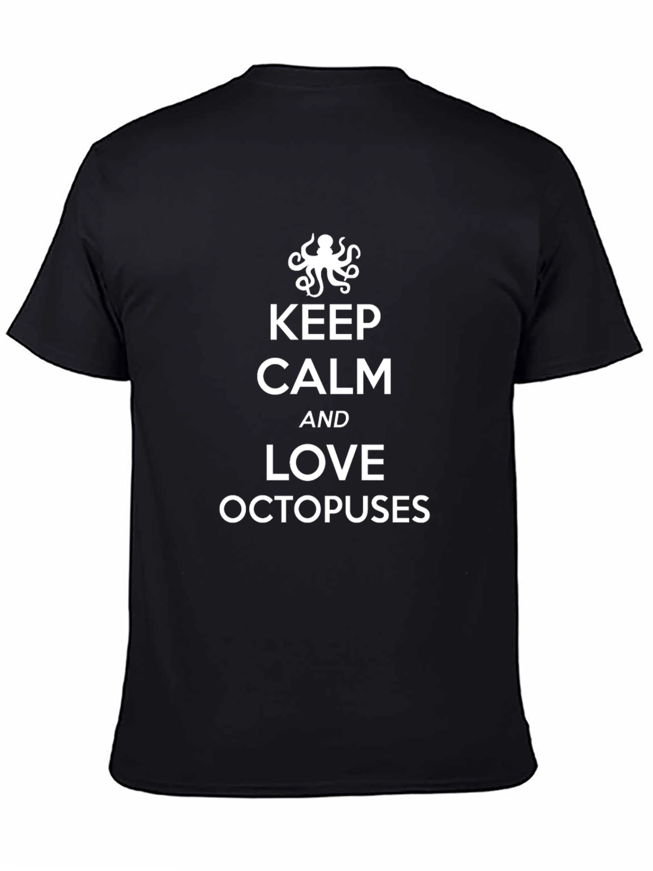 Keep Calm and Love Octopuses Graphic Tee
