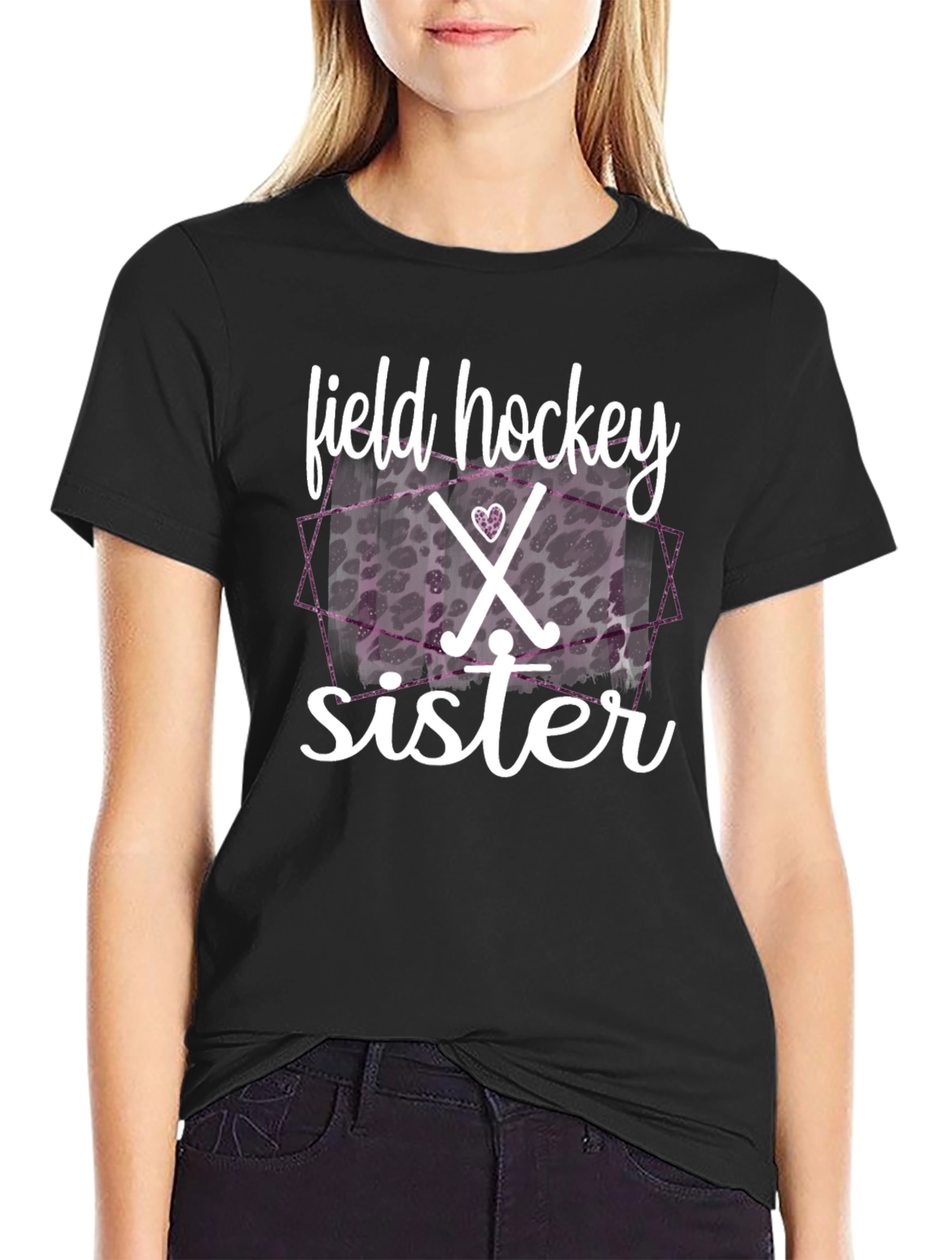 Field Hockey Sister Graphic T-Shirt
