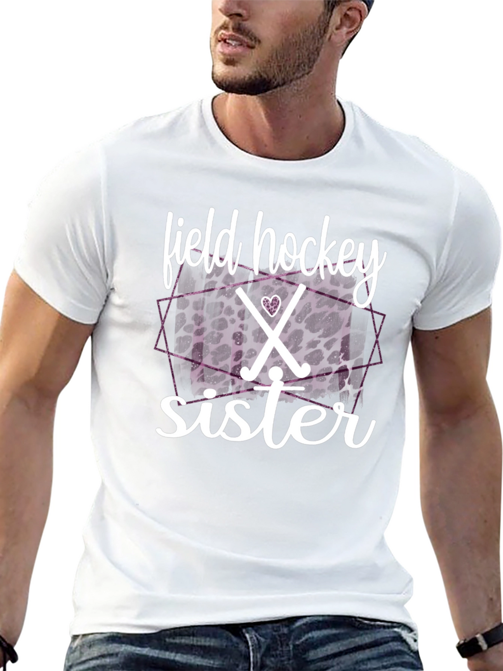 Field Hockey Sister Graphic T-Shirt