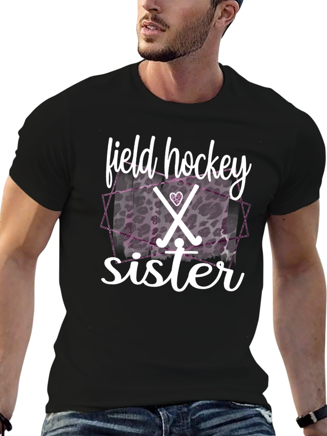 Field Hockey Sister Graphic T-Shirt