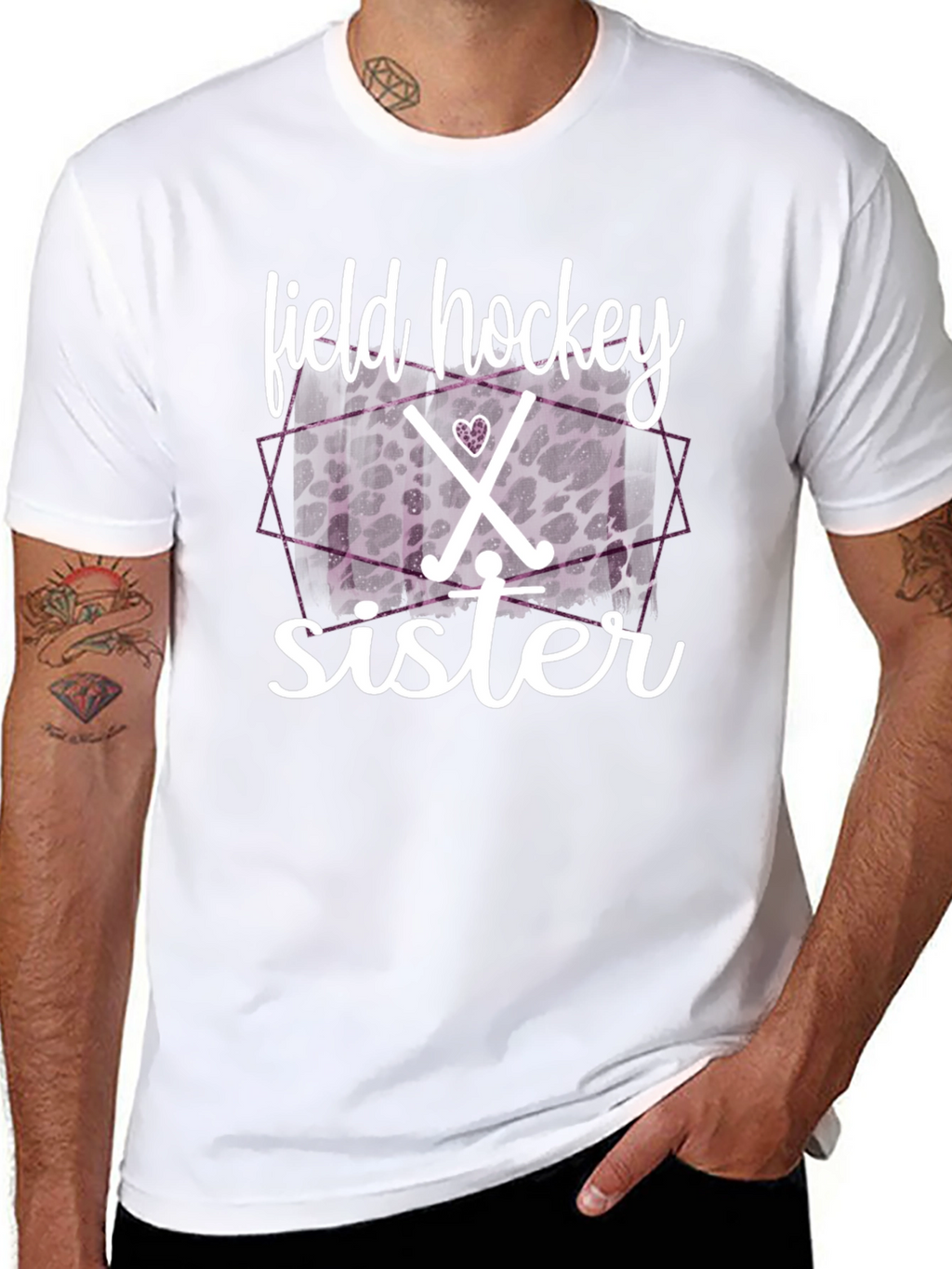 Field Hockey Sister Graphic T-Shirt