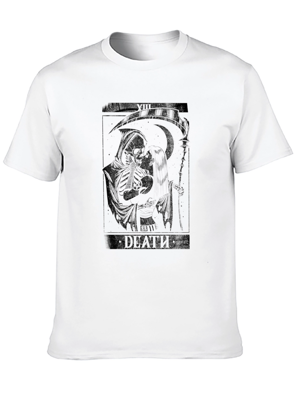 Death Tarot Card Graphic T-Shirt