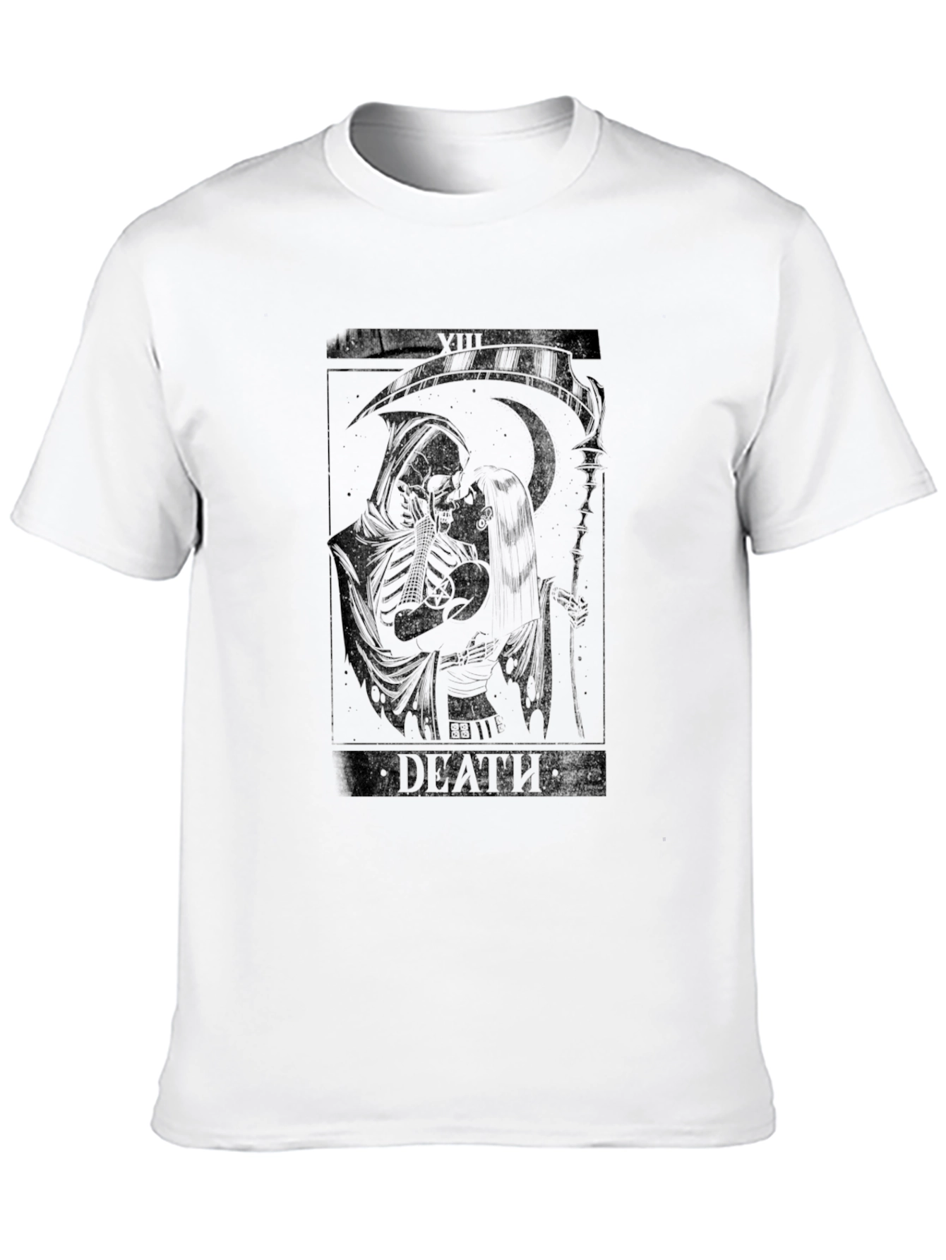 Death Tarot Card Graphic T-Shirt