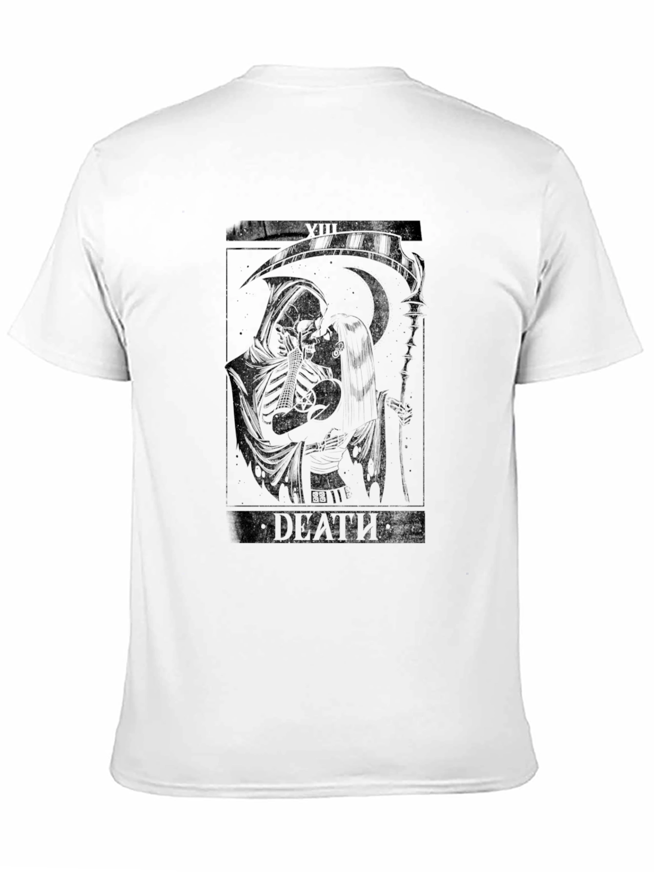 Death Tarot Card Graphic T-Shirt