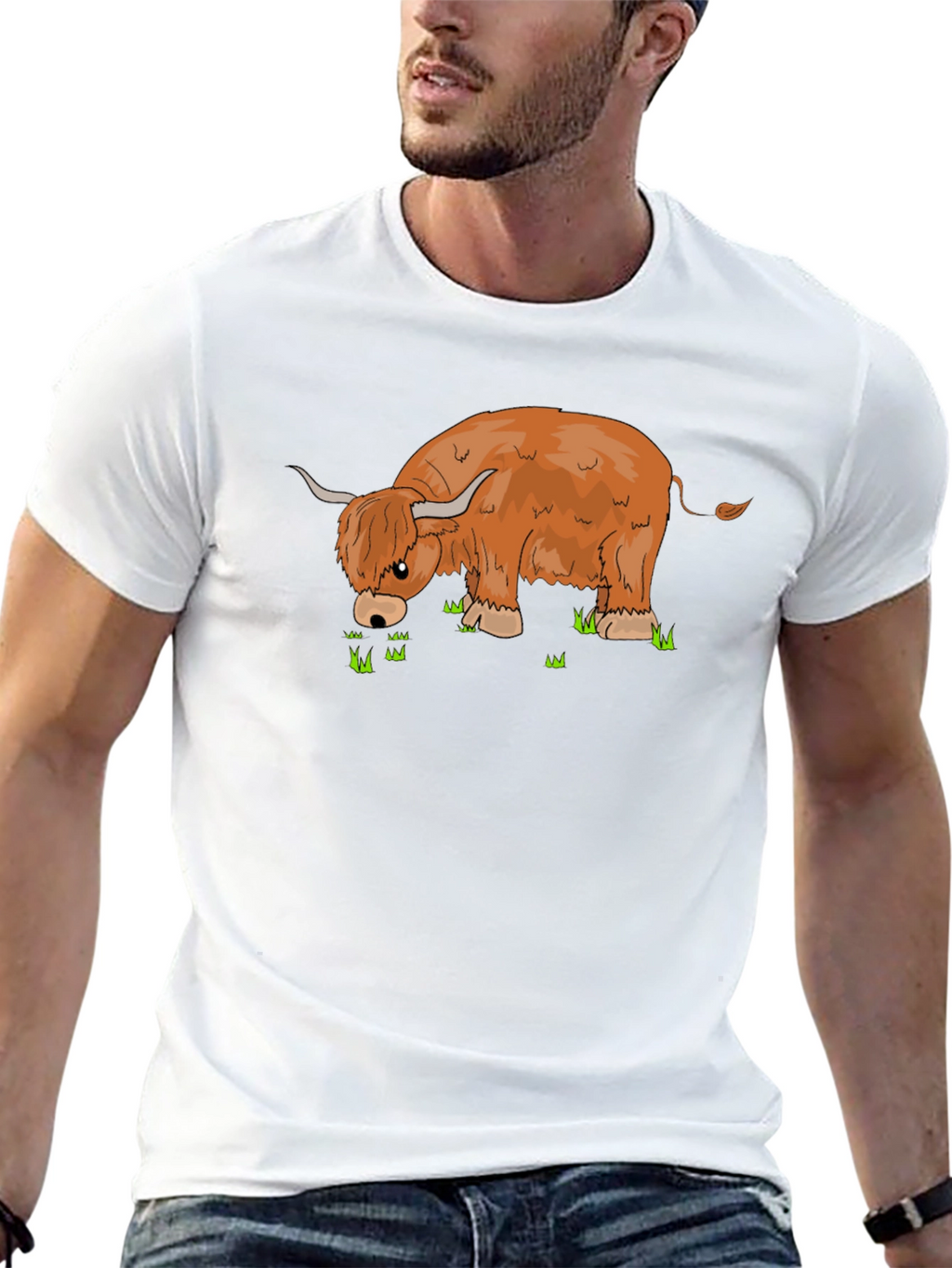 Highland Cow Graphic T-Shirt