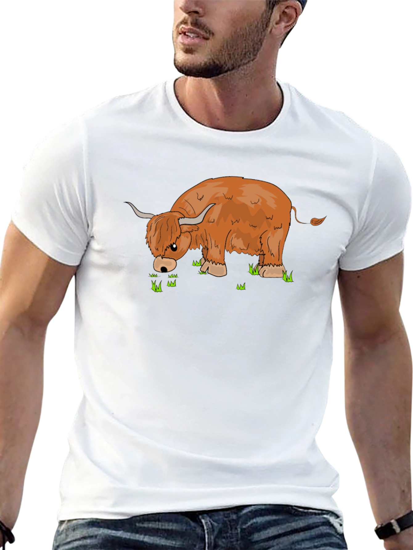 Highland Cow Graphic T-Shirt