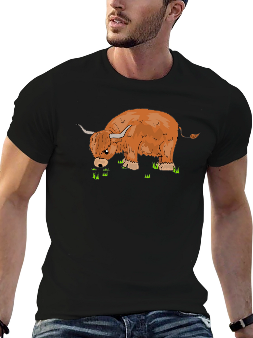 Highland Cow Graphic T-Shirt