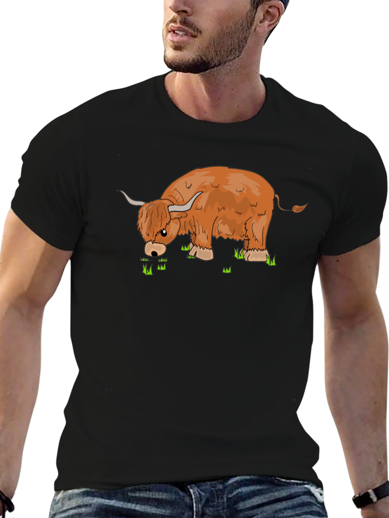 Highland Cow Graphic T-Shirt