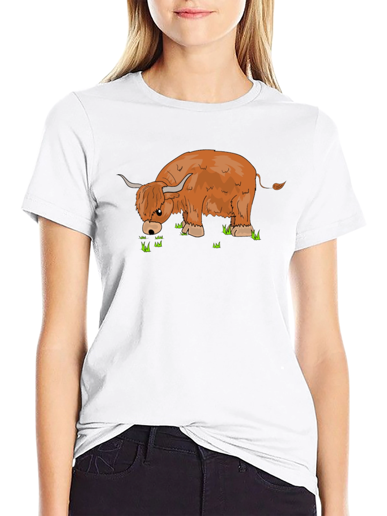 Highland Cow Graphic T-Shirt