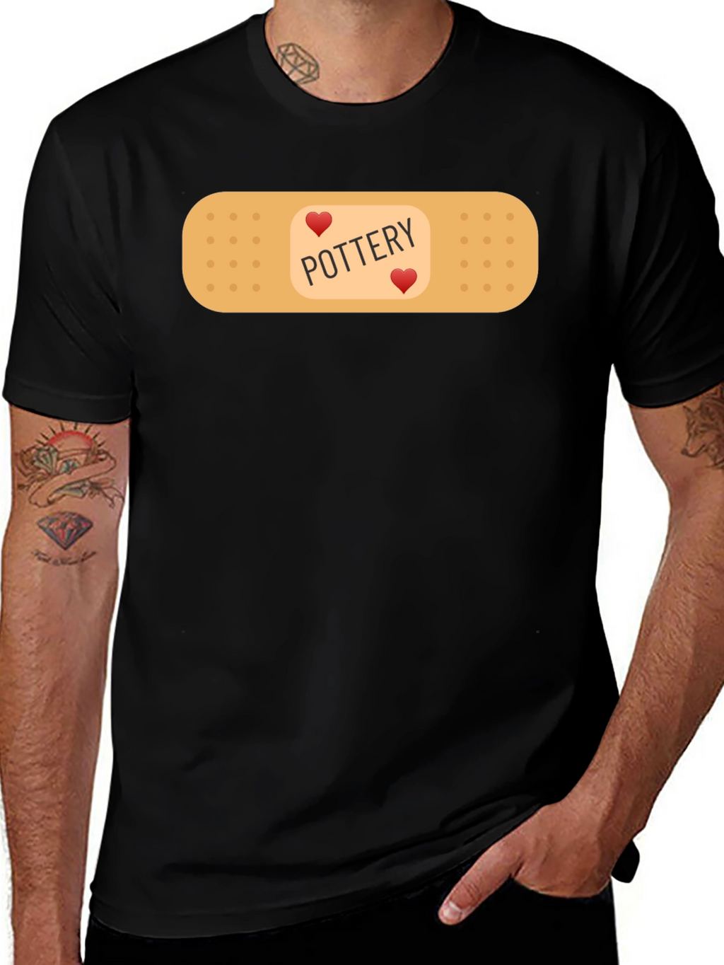 Pottery Love Bandage T-Shirt - Comfort & Style