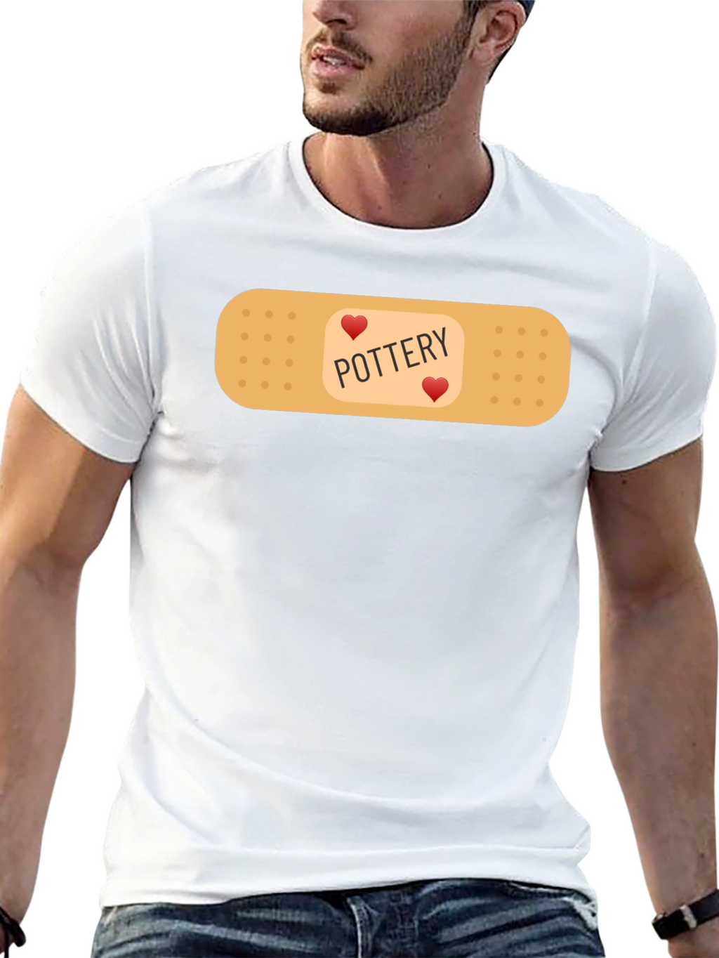 Pottery Love Bandage T-Shirt - Comfort & Style