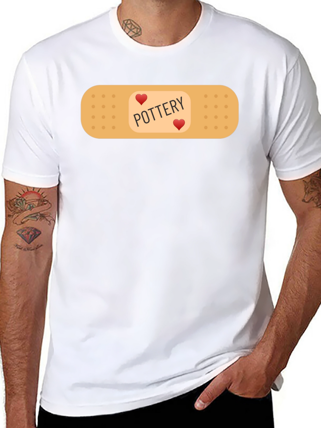 Pottery Love Bandage T-Shirt - Comfort & Style