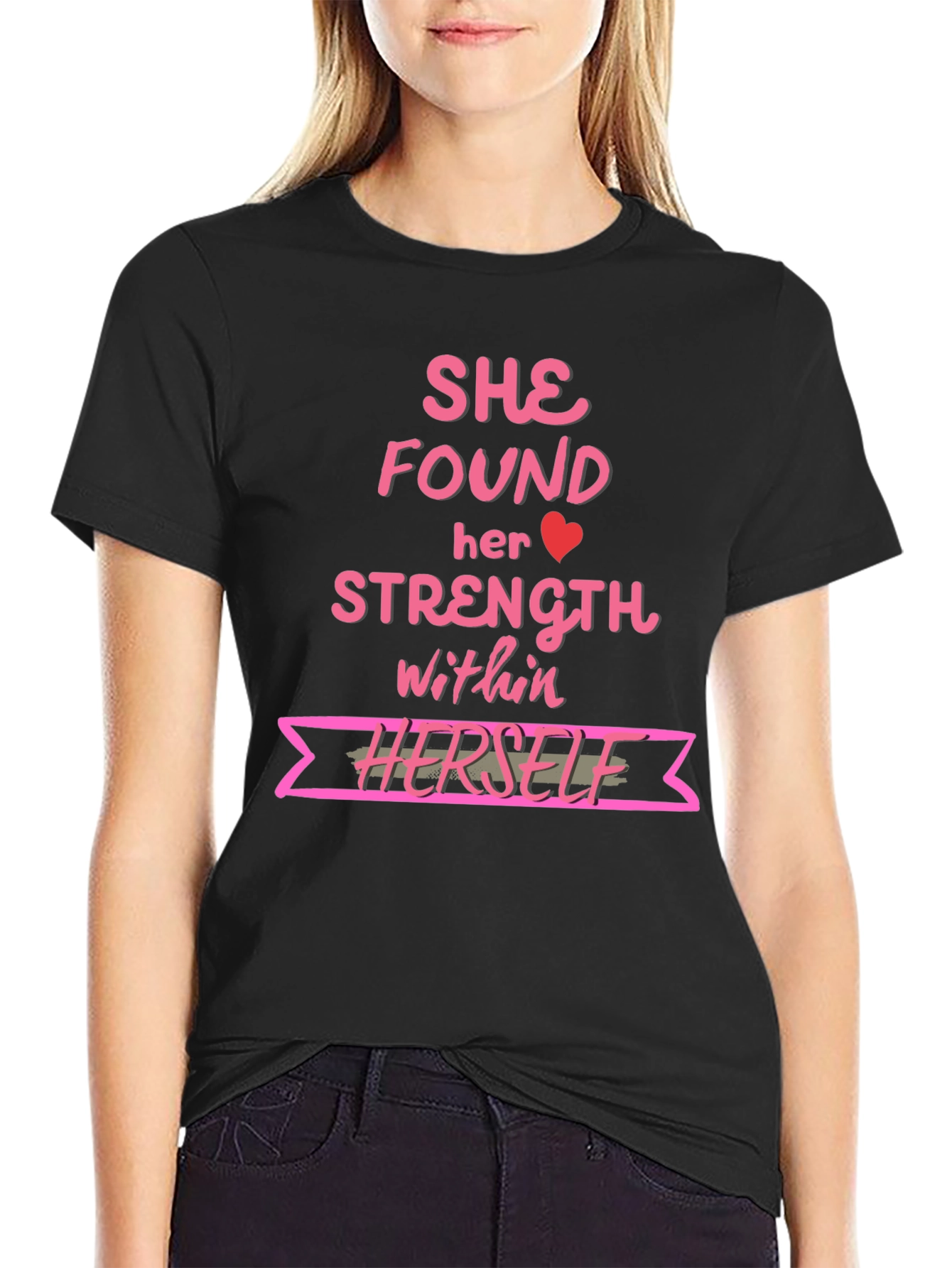 She Found Her Strength T-Shirt