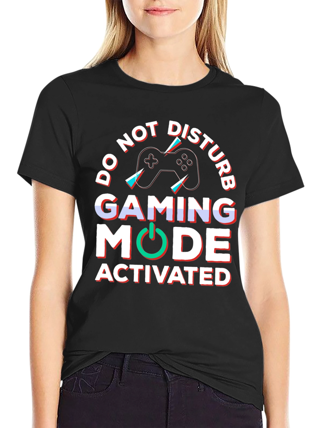 Gaming Mode Activated Black T-Shirt