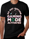 Gaming Mode Activated Black T-Shirt