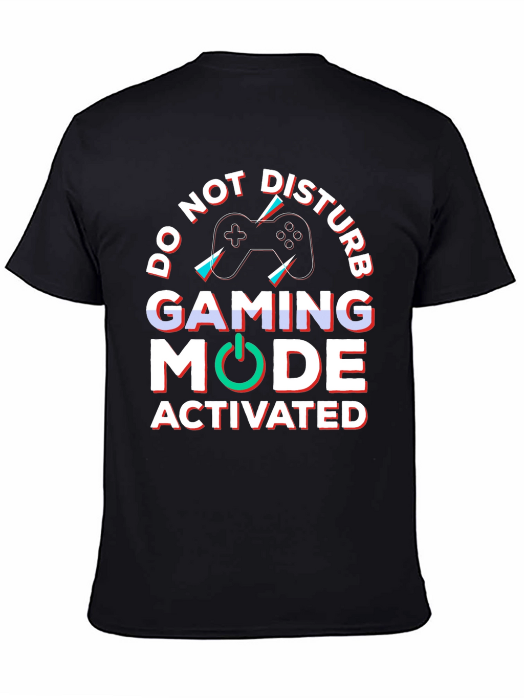 Gaming Mode Activated Black T-Shirt