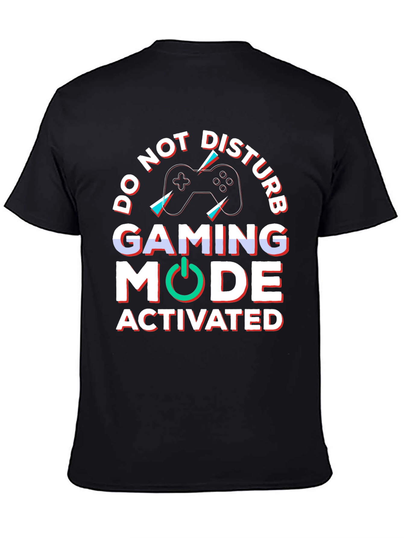Gaming Mode Activated Black T-Shirt