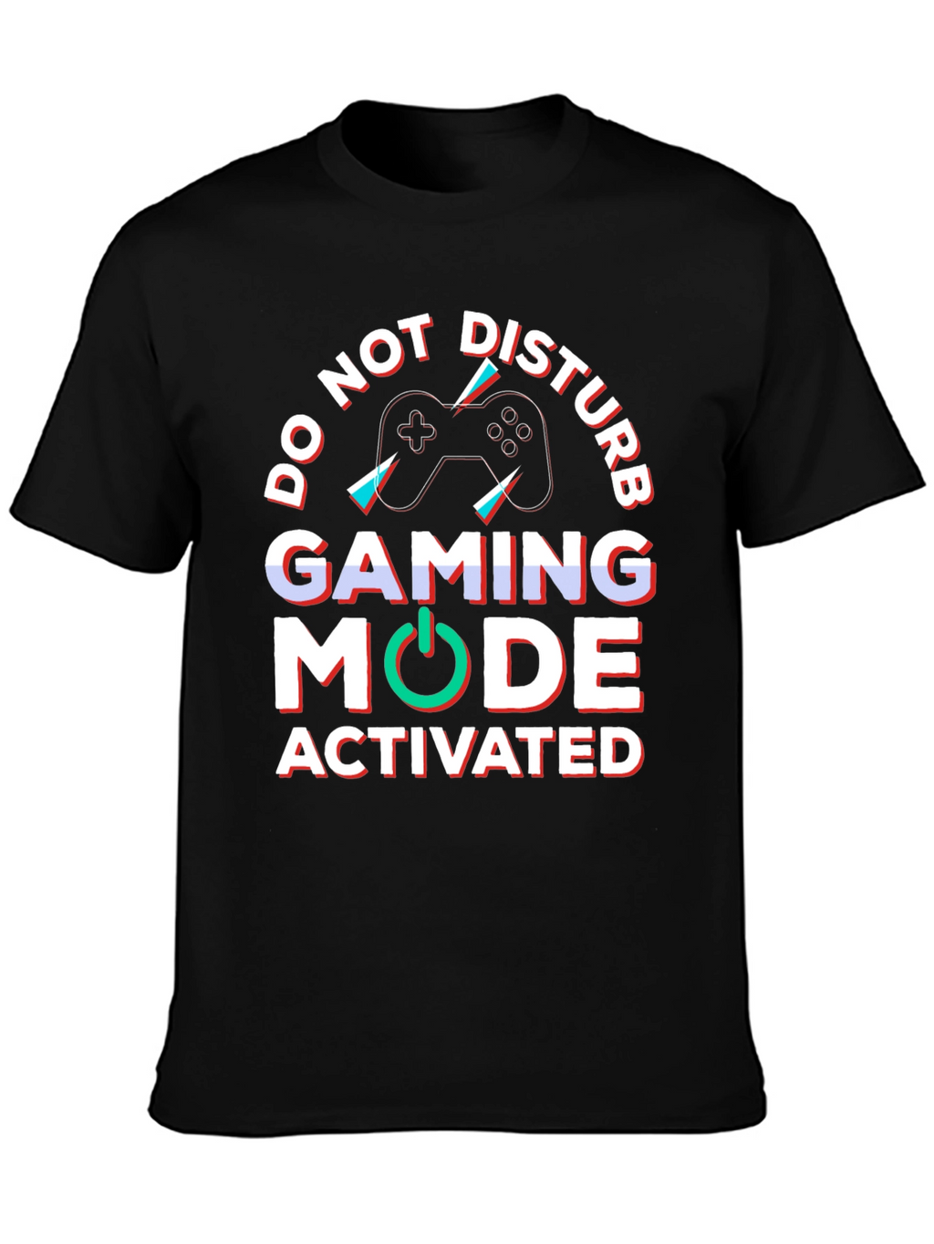 Gaming Mode Activated Black T-Shirt