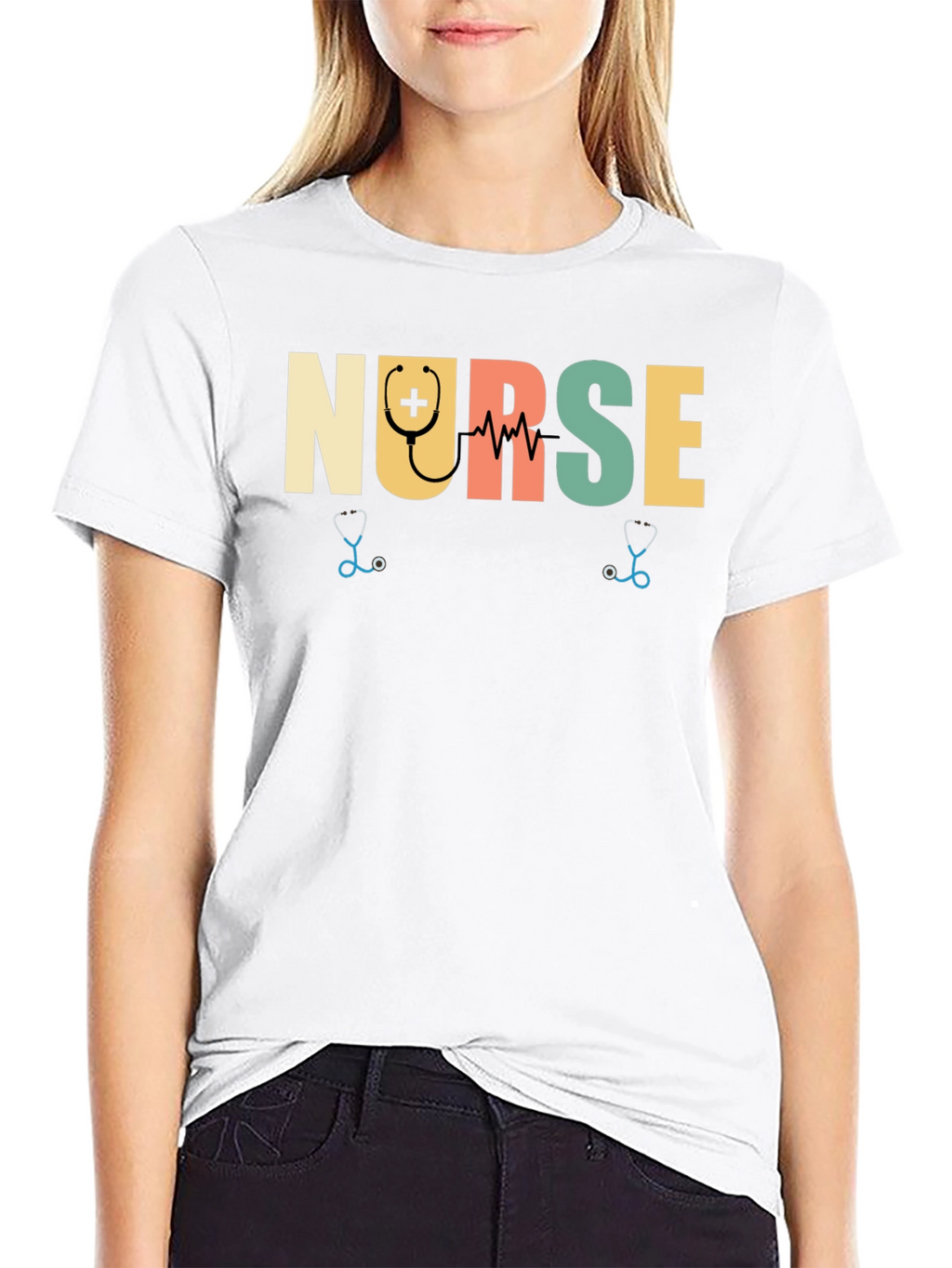 Retro Nurse T-Shirt - Medical Professional Tee
