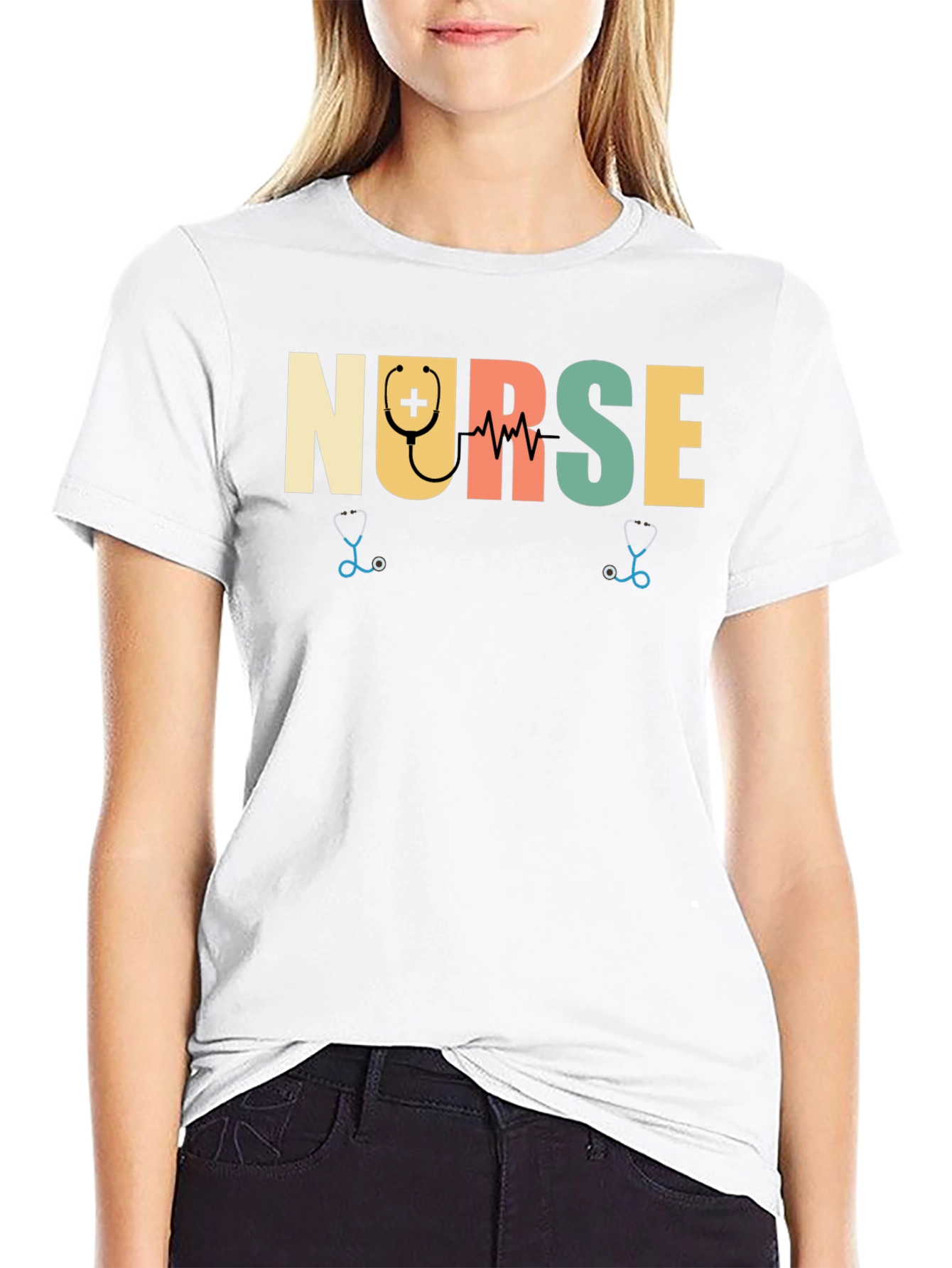Retro Nurse T-Shirt - Medical Professional Tee