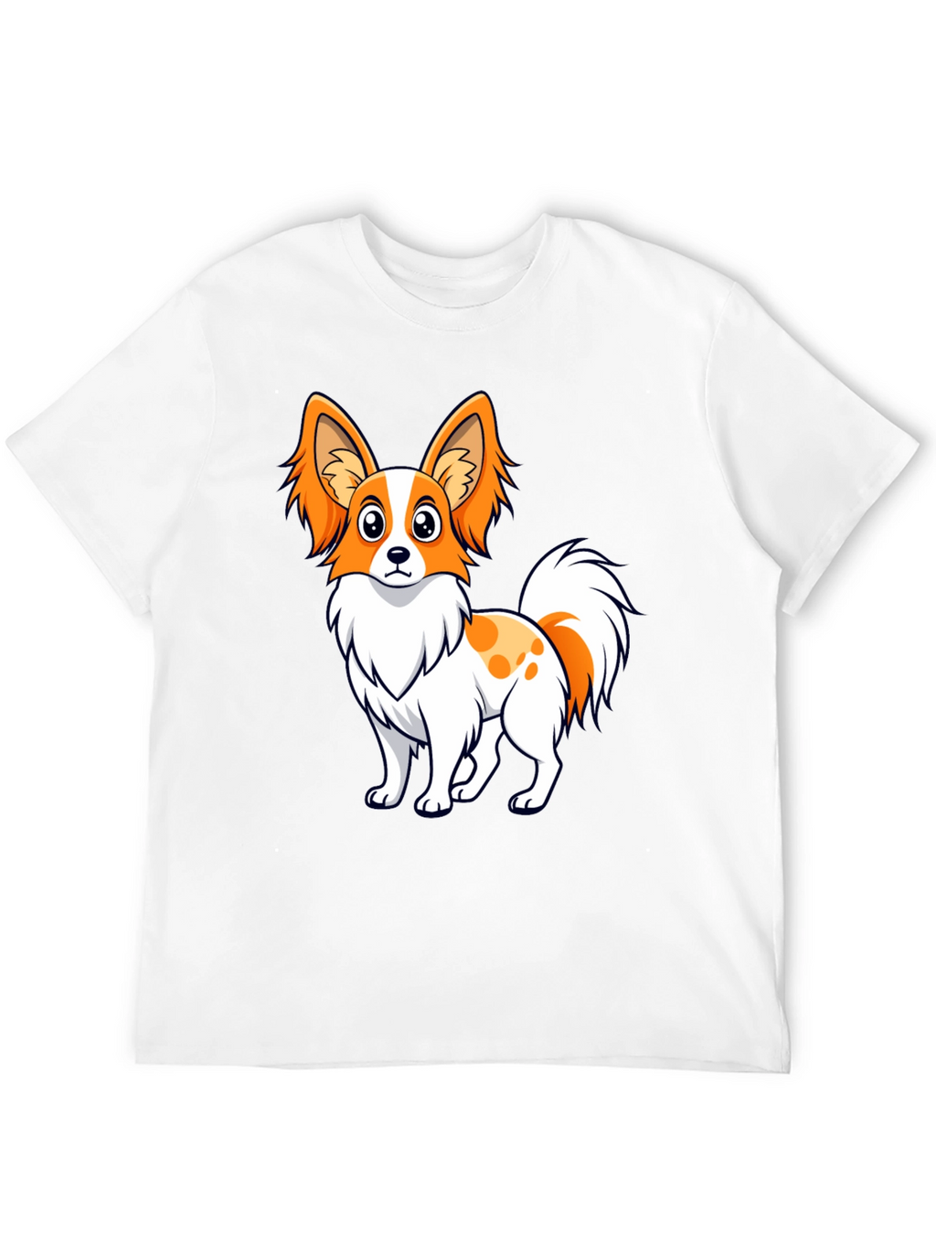 Cute Dog Graphic Tee - Unisex Black T-Shirt