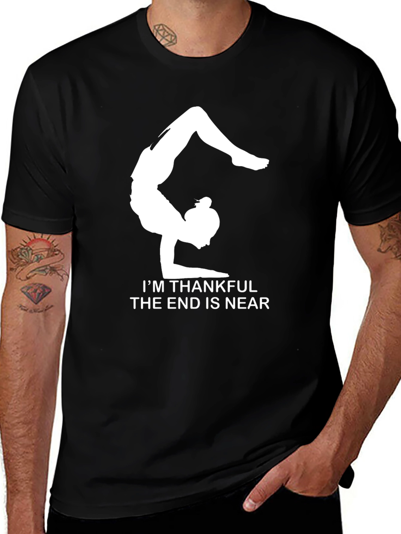 Thankful The End Is Near Yoga T-Shirt