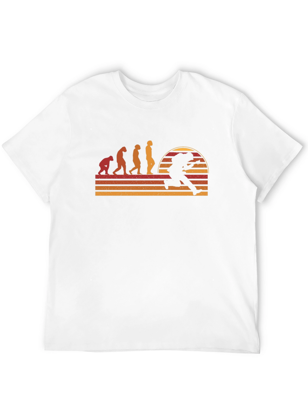 Evolution of Football T-Shirt - Retro Style