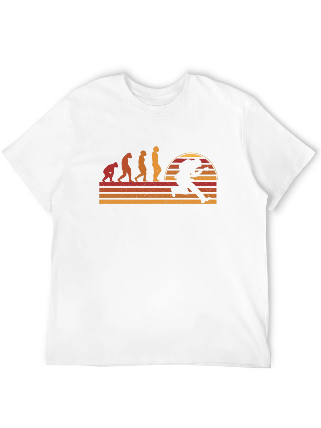 Evolution of Football T-Shirt - Retro Style