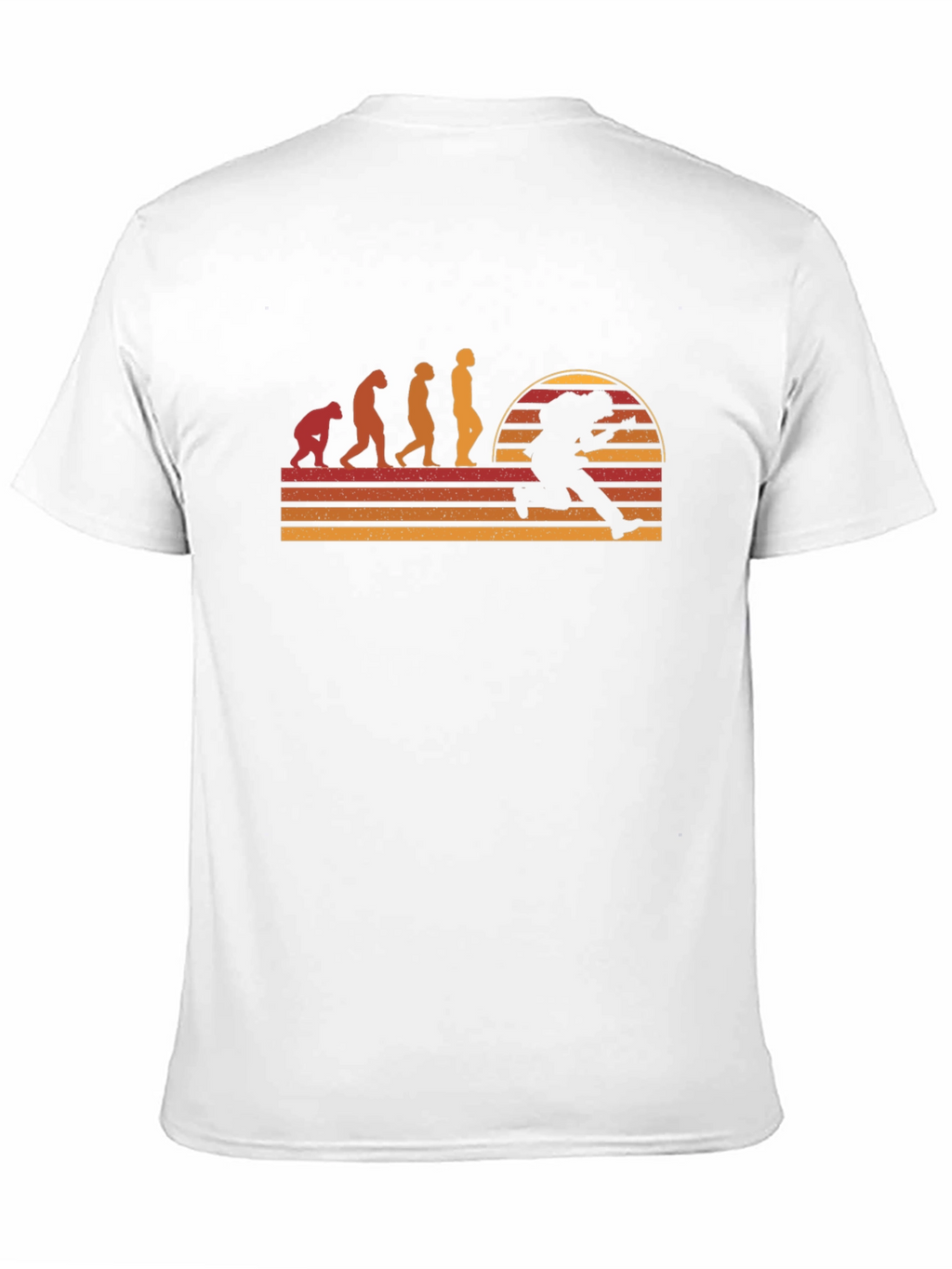 Evolution of Football T-Shirt - Retro Style