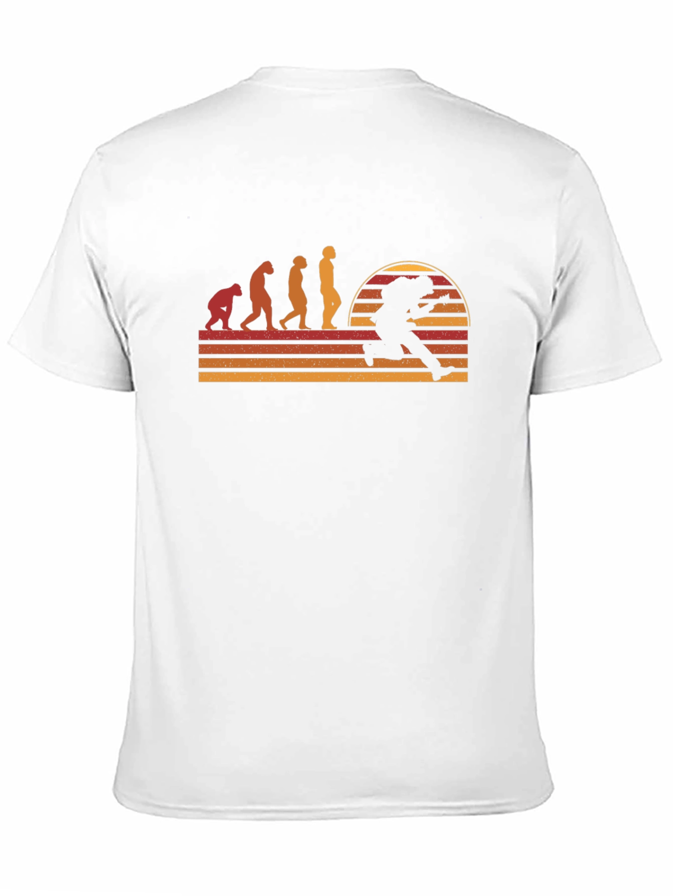 Evolution of Football T-Shirt - Retro Style