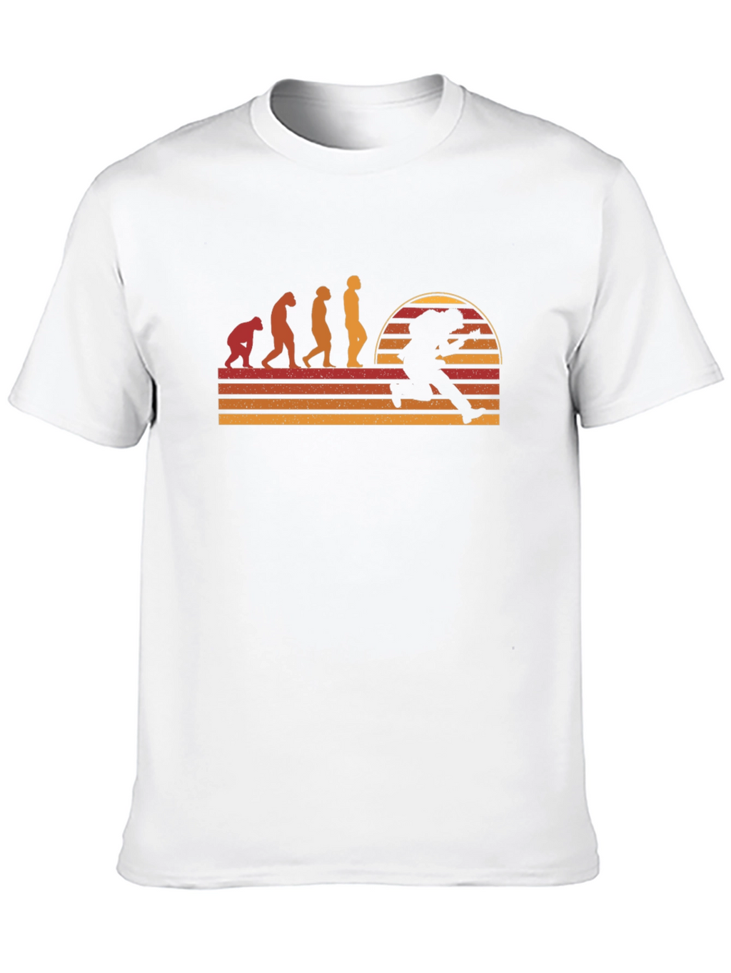 Evolution of Football T-Shirt - Retro Style