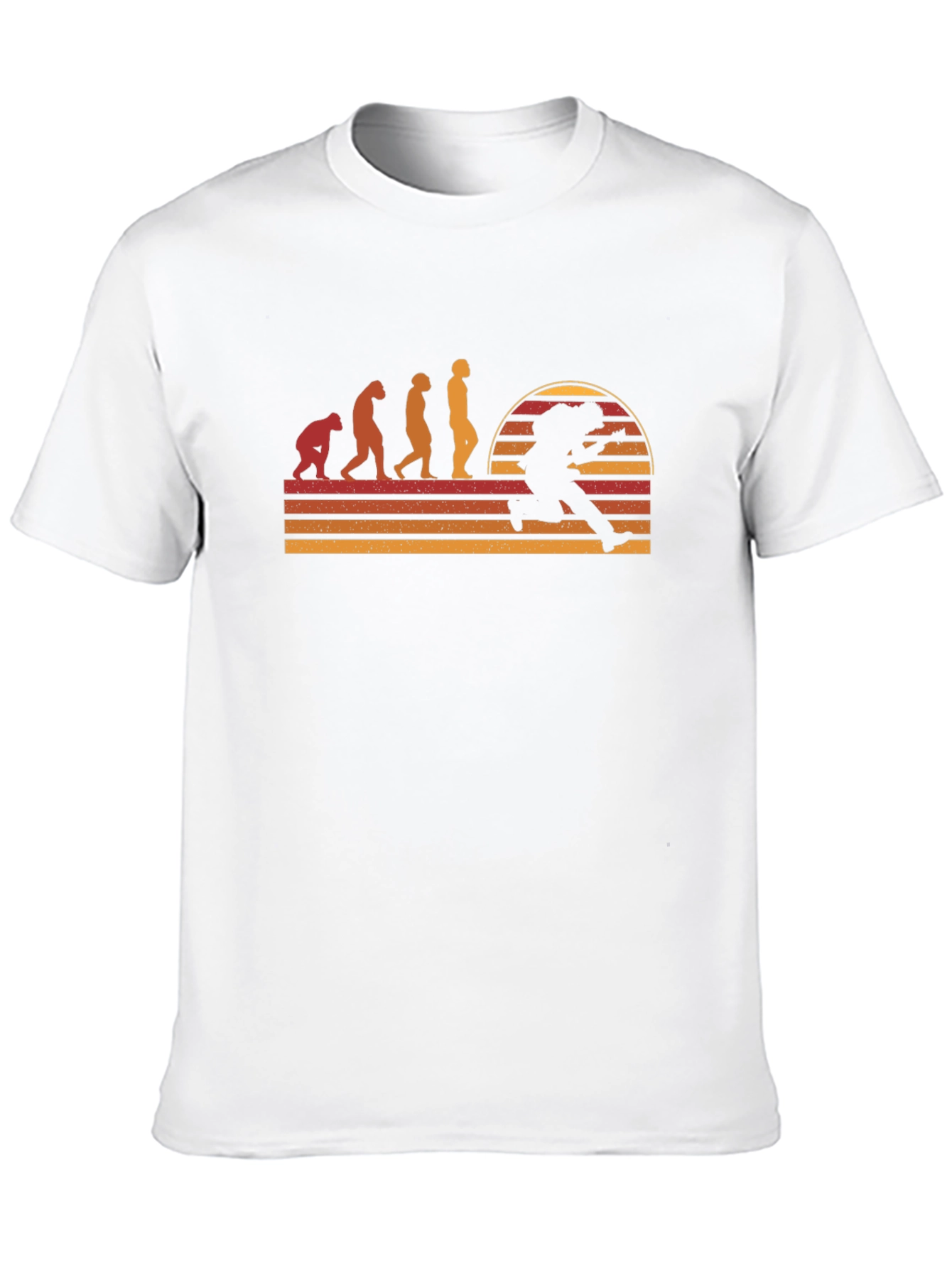 Evolution of Football T-Shirt - Retro Style