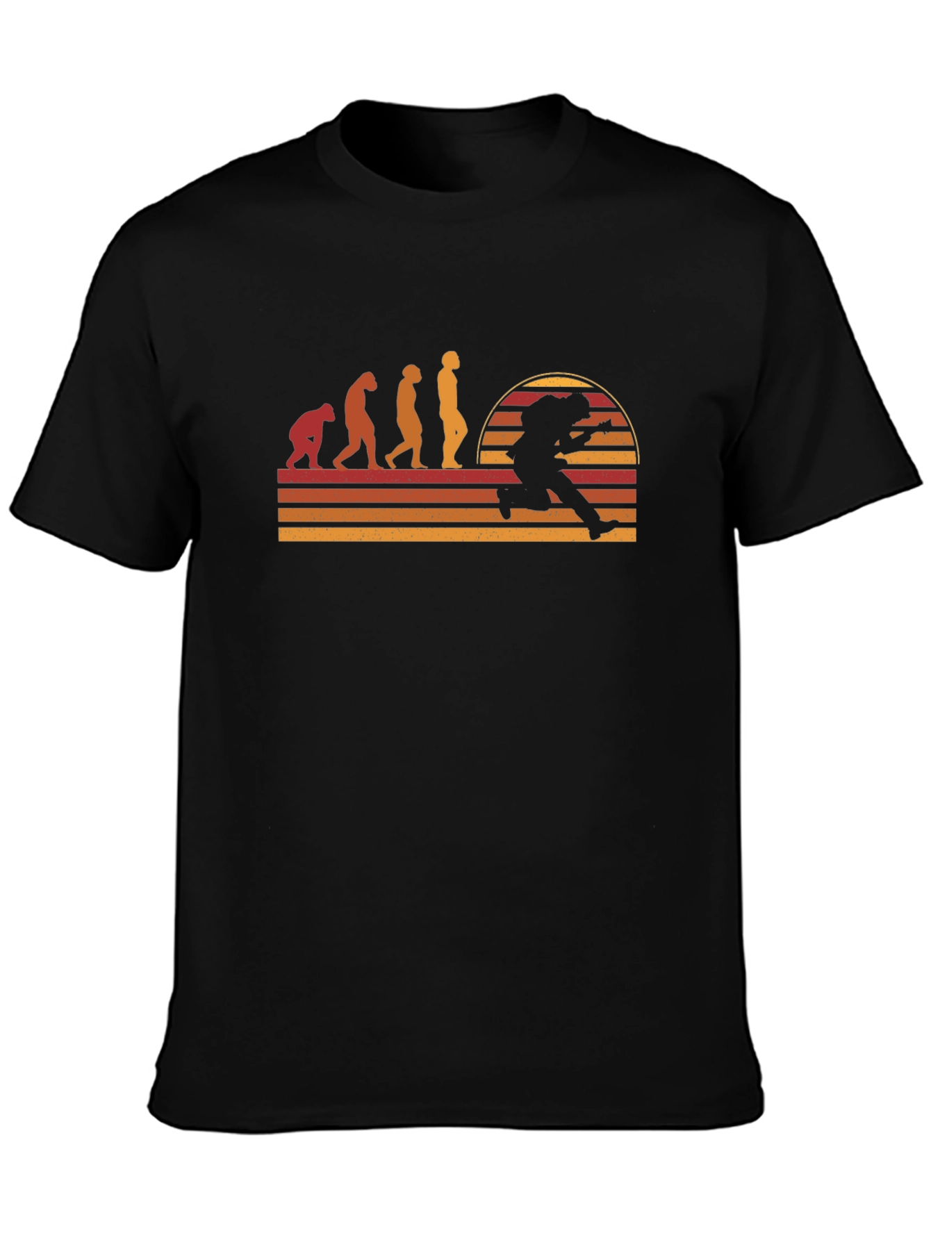 Evolution of Football T-Shirt - Retro Style