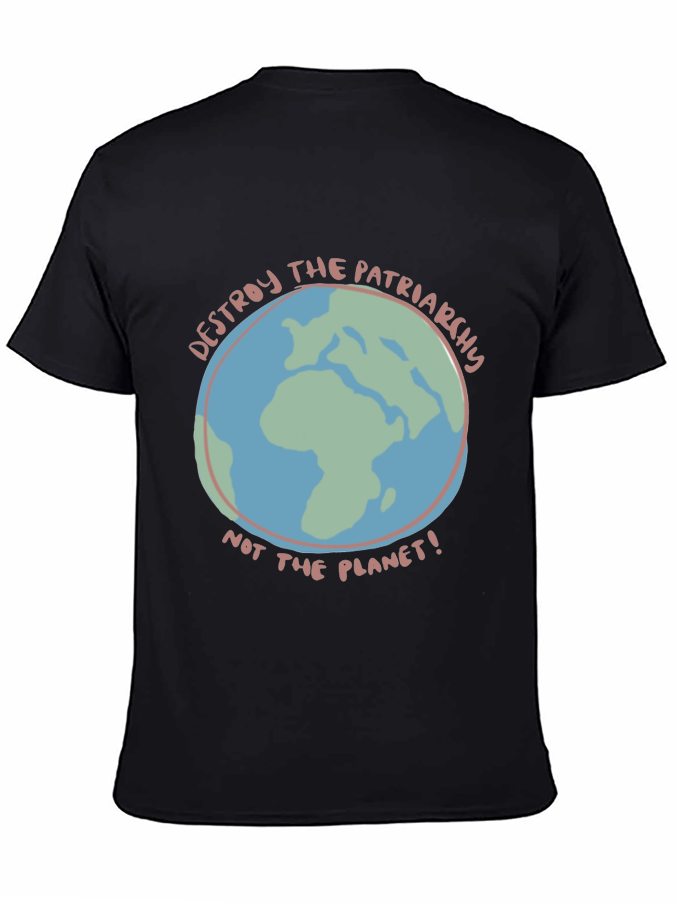 Destroy Patriarchy Earth Graphic Tee